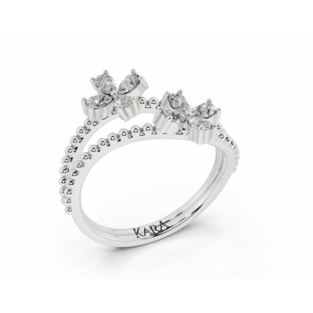 0.41ct Pear Cut diamond ring