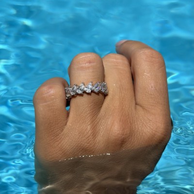 2.54 ct Pear Diamond Ring