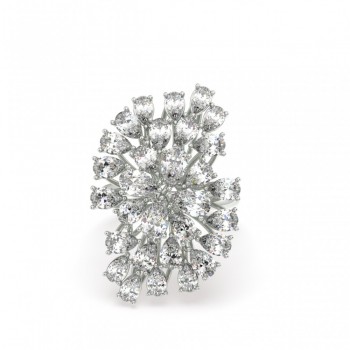 4.31 ct Pear diamond ring
