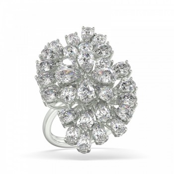 4.31 ct Pear diamond ring