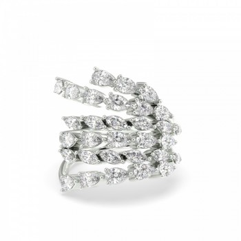 2.17 ct Pear/Marchiz Diamond Ring