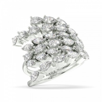 2.17 ct Pear/Marchiz Diamond Ring
