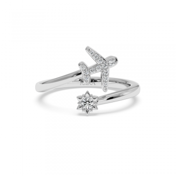0.16ct round diamond ring 
