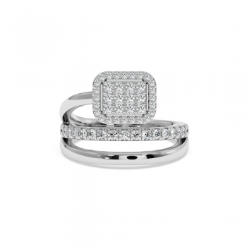 0.5ct round diamond ring.