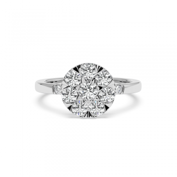 1.02ct round diamond ring 