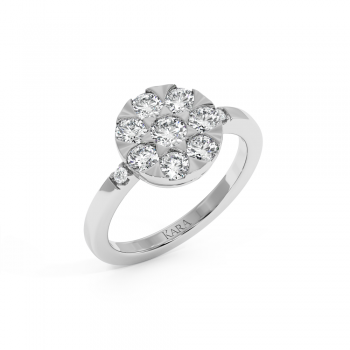 1.02ct round diamond ring 