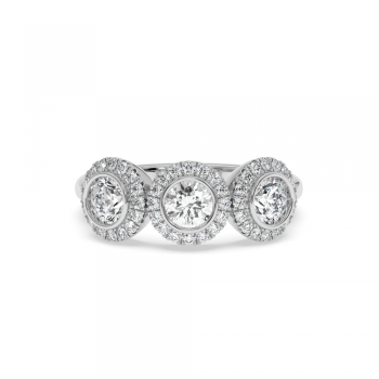 1.43ct round diamond ring 