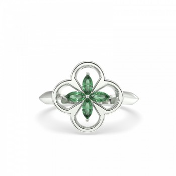 0.26ct Emerald Ring