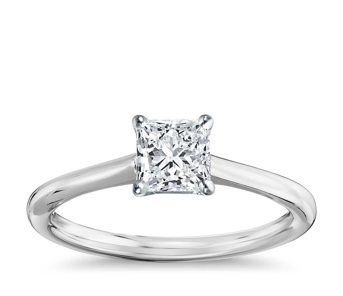 Engagement ring Solitaire 0.35 ct