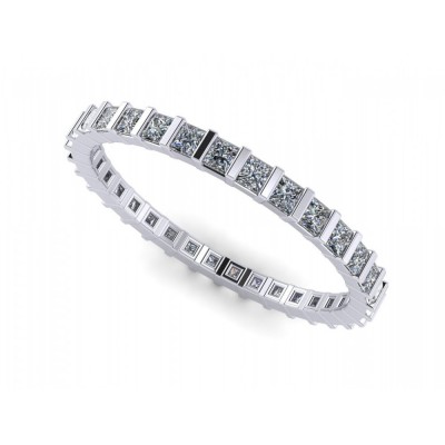 Eternity 2.00 ct Princess Diamond Eternity Ring