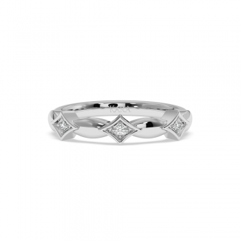 0.038ct Semi Eternity Diamond Eternity Ring