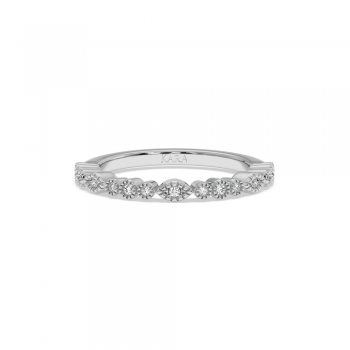 0.11ct Semi Eternity Diamond Eternity Ring