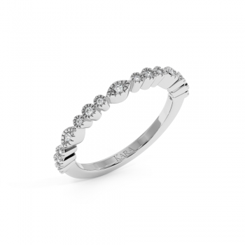 0.11ct Semi Eternity Diamond Eternity Ring