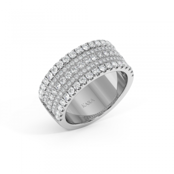 1.18ct Semi Eternity Diamond Eternity Ring
