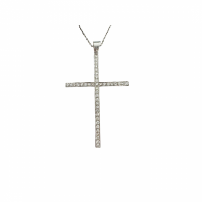1.51 ct Diamond Cross Pendant