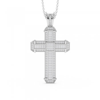 Diamond Cross Pendant 0.48ct