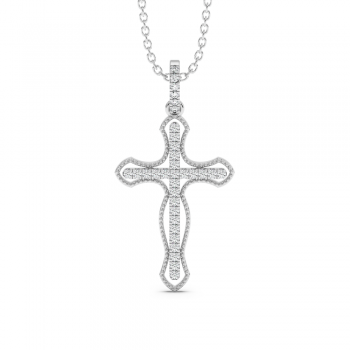 0.15ct Diamond Cross Pendant