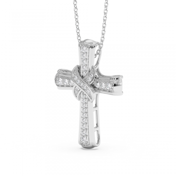 0.20ct Diamond Cross Pendant