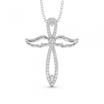 Diamond Cross Pendant 0.23ct