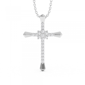 0.25ct Diamond Cross Pendant
