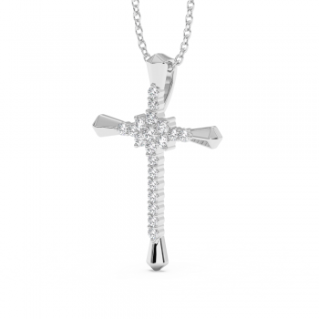 0.25ct Diamond Cross Pendant