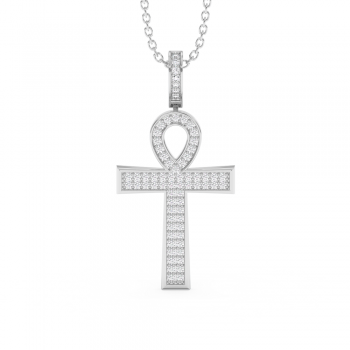 0.27ct Diamond Cross Pendant
