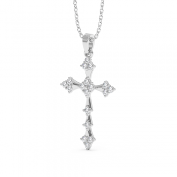 0.31ct Diamond Cross Pendant