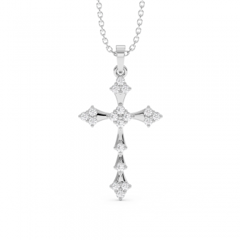 0.31ct Diamond Cross Pendant