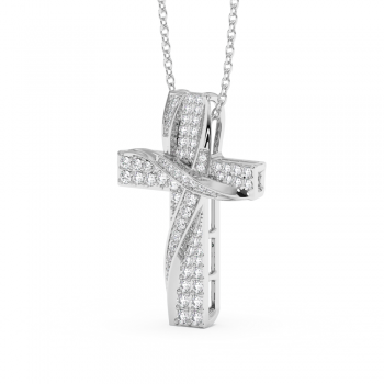 0.33ct Diamond Cross Pendant