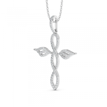 0.35ct Diamond Cross Pendant