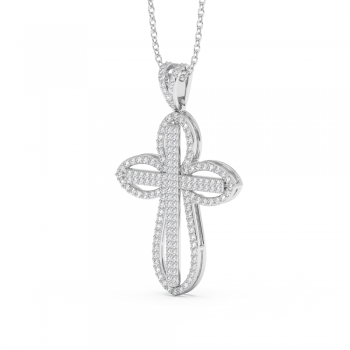 Diamond Cross Pendant 0.39ct