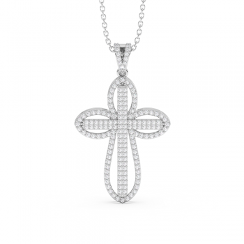 Diamond Cross Pendant 0.39ct