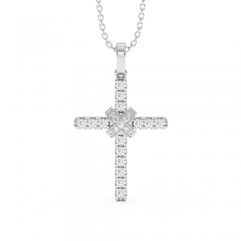 0.40ct Diamond Cross Pendant