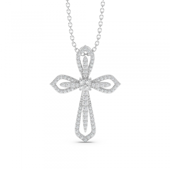 0.42ct Diamond Cross Pendant