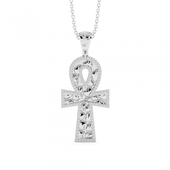 0.42ct Diamond Cross Pendant