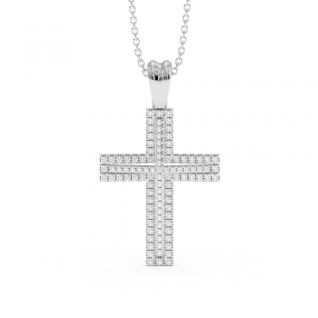 0.46ct Diamond Cross Pendant