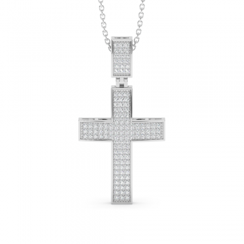 0.46ct Diamond Cross Pendant