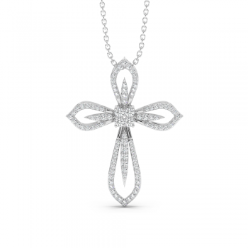 0.47ct Diamond Cross Pendant
