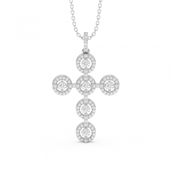 0.51ct Diamond Cross Pendant