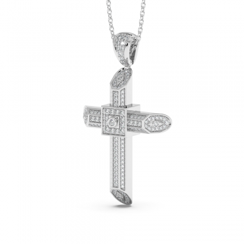 0.60ct Diamond Cross Pendant