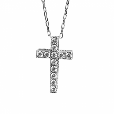 1.10 ct Diamond Cross Pendant
