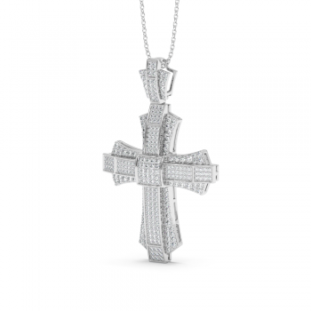 Diamond Cross Pendant 1.28ct