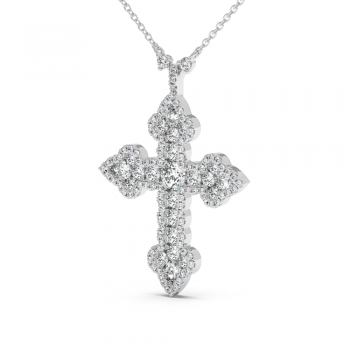 1.76ct Diamond Cross Pendant