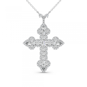 1.76ct Diamond Cross Pendant