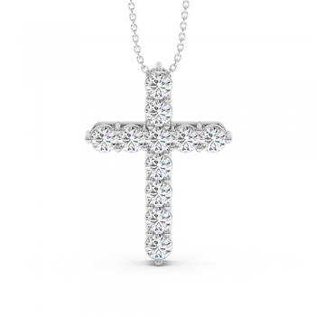 2.75 ct diamond cross pendant