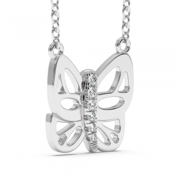 0.02 ct diamond pendant