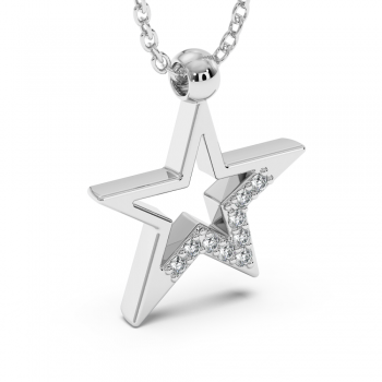 0.03 ct diamond pendant