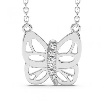 0.02 ct diamond pendant