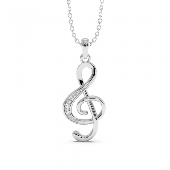 0.03 ct diamond pendant