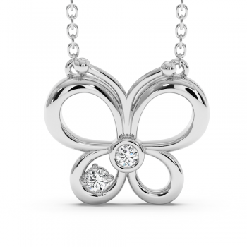 0.07 ct diamond pendant